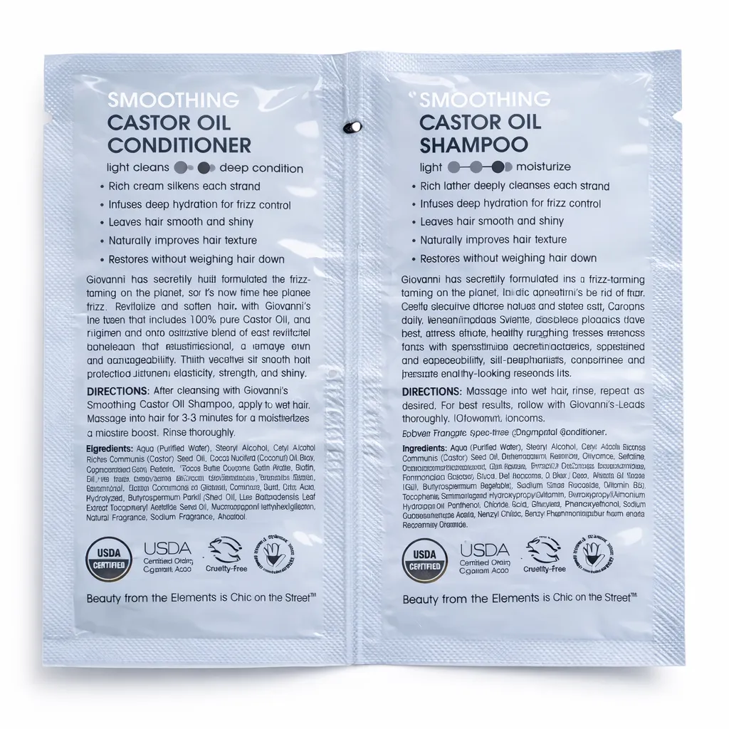 Muestra Giovanni Smoothing Champú Y Acondicionador 14.8ml - 1